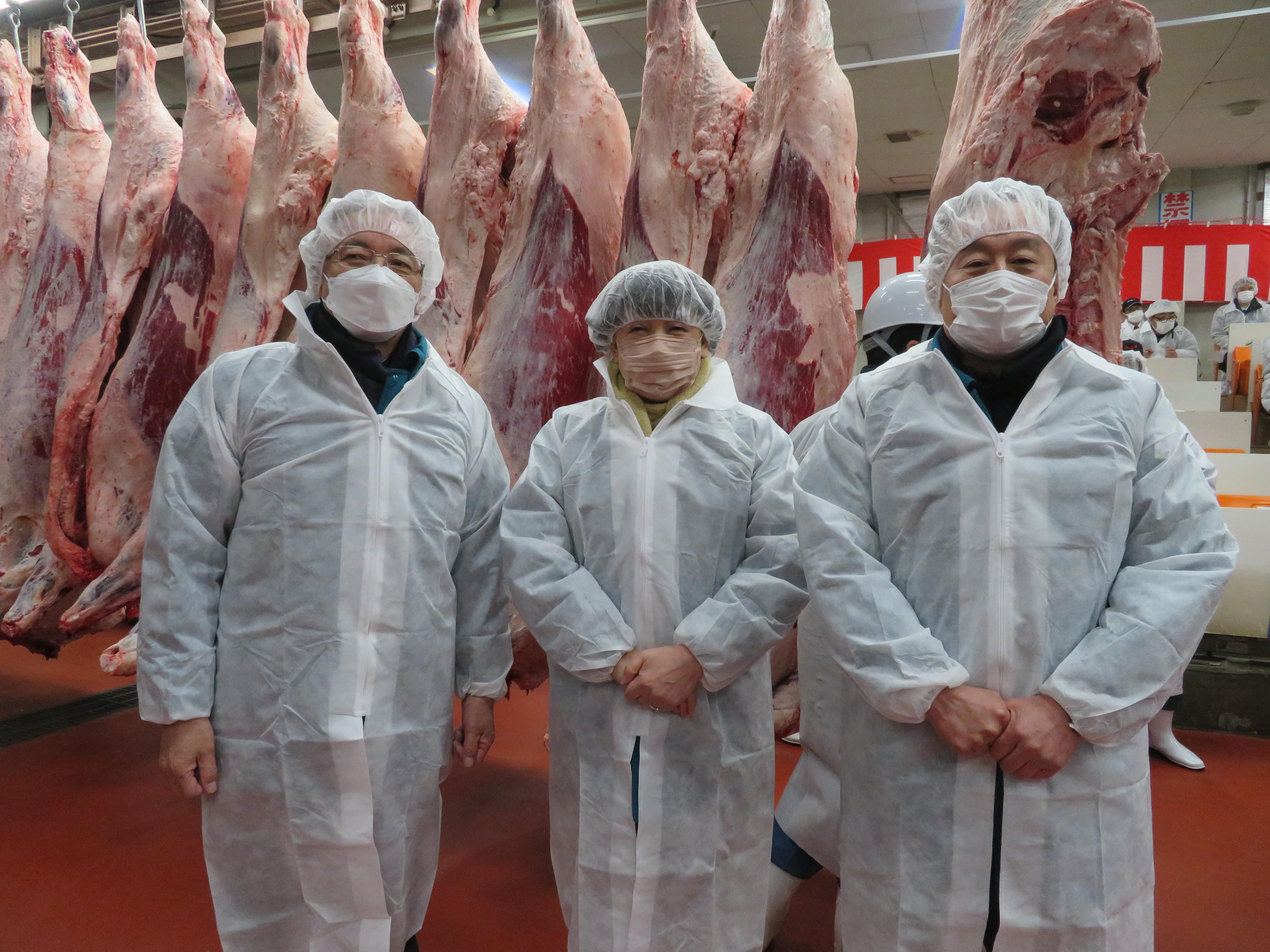 令和4年仙台市中央卸売市場食肉市場業務開始式